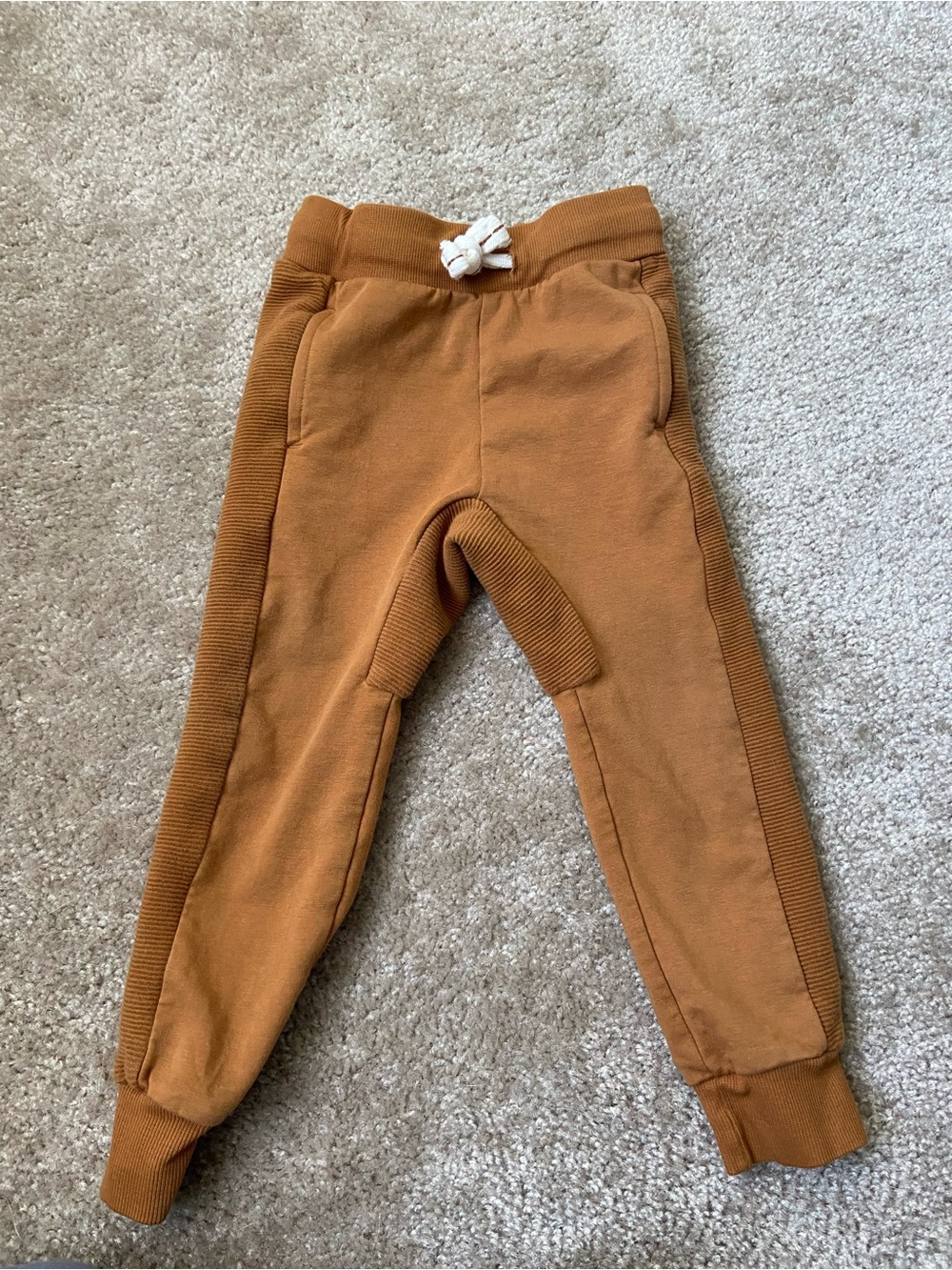 Kids Cozy Brown Tommy Bahama Jogger Pants - Rust Brown